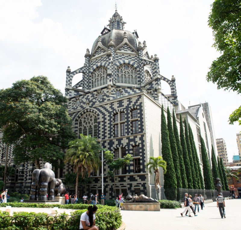 Rafael Uribe Uribe Palace of Culture located in Botero Park