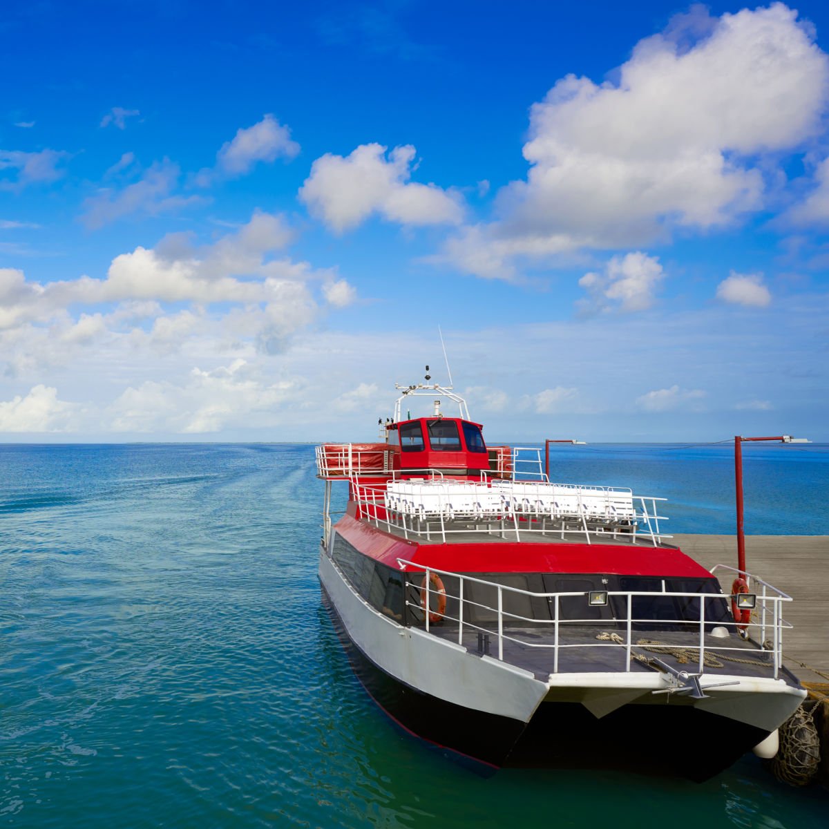 Chiquila port in Quintana Roo Mexico crossing ferry point to Holbox