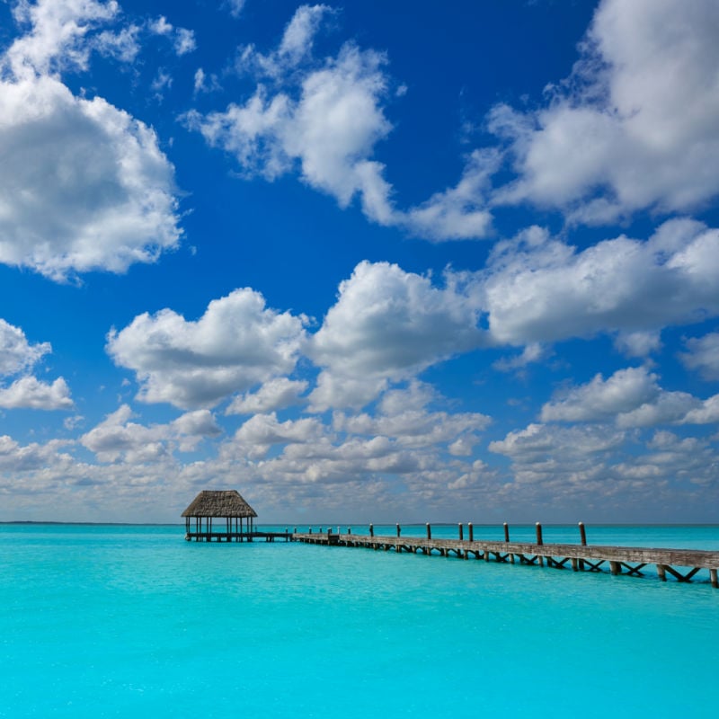 Dock in Holbox Island