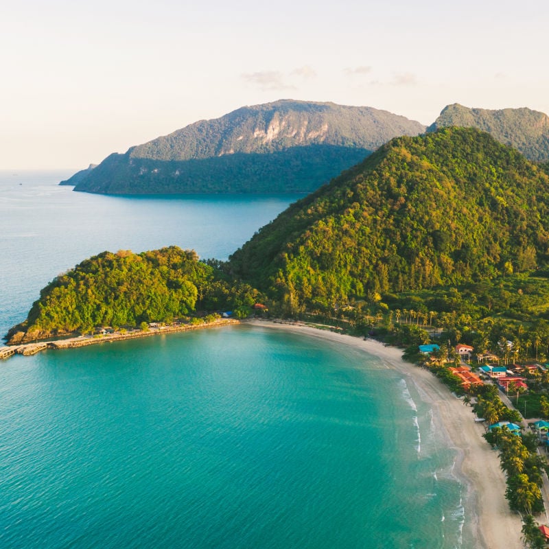 Khanom beach in Thailand