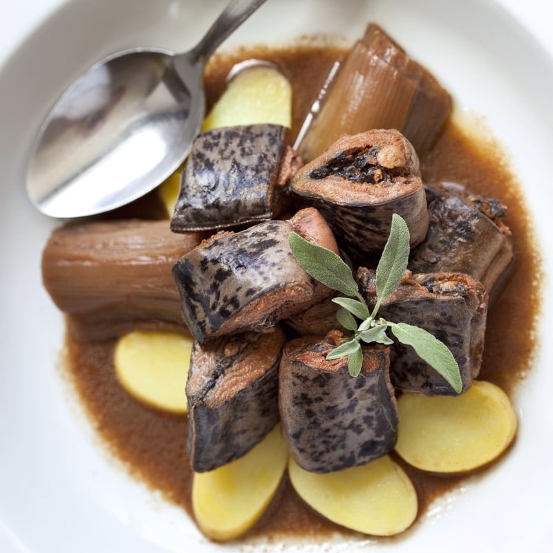 Lamprey Fish Served In Bordeaux, France, Southern Europe, French Food