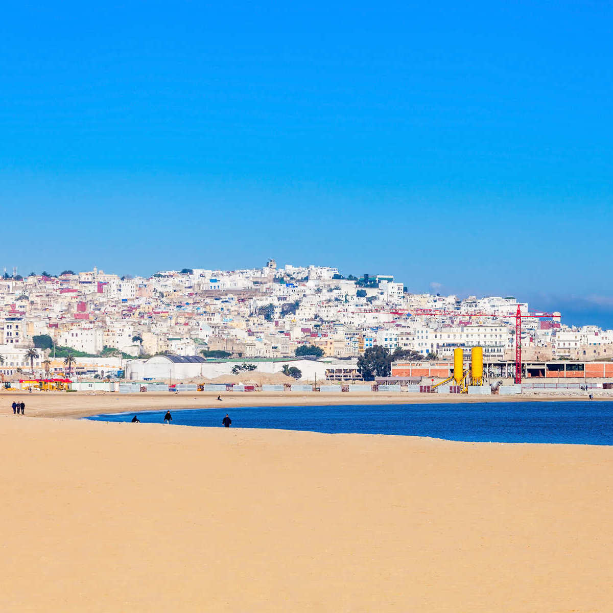 Mediterranean Port City Of Tanger In Morocco, North Africa