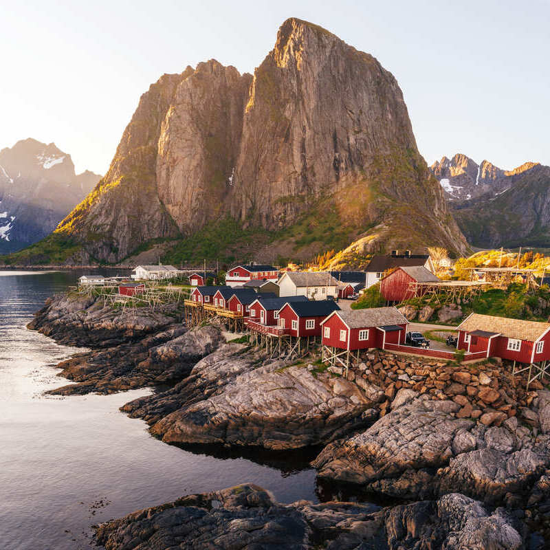 Reine Village In Lofoten, Norway, Scandinavia, Northern Europe