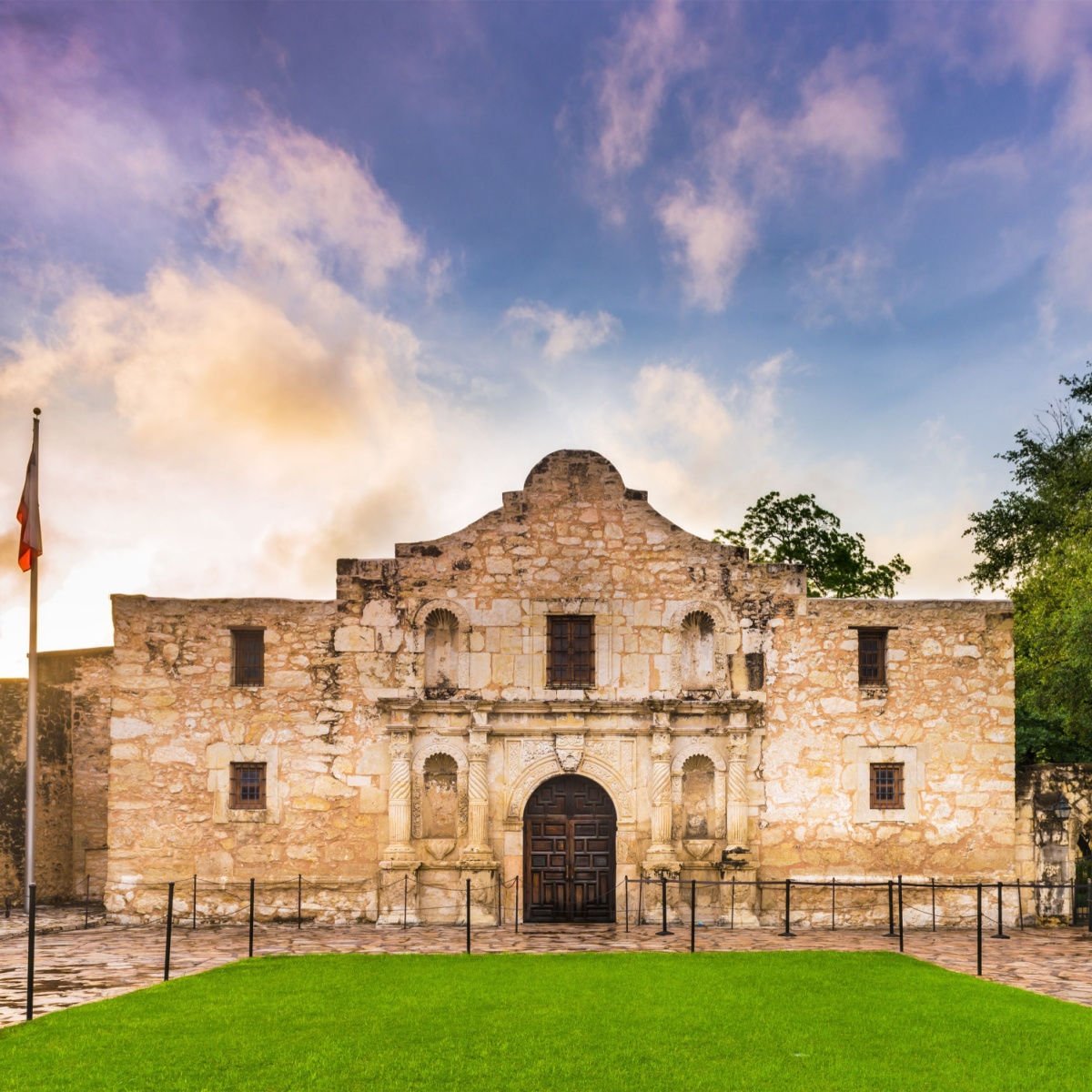 The Alamo in San Antonio, Texas, USA.