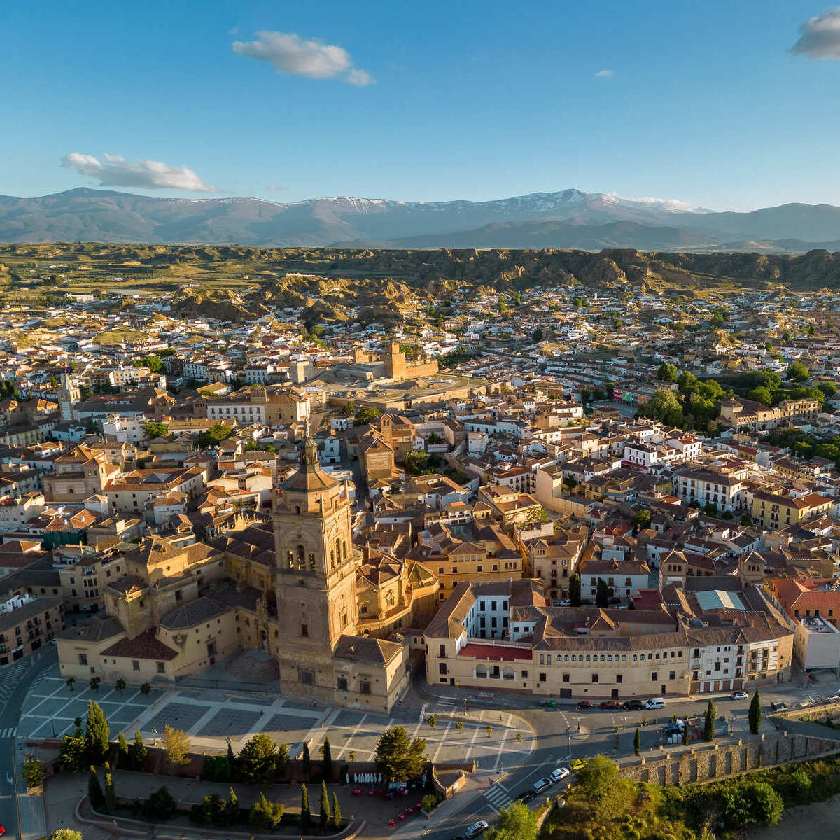 Aerial View Of Granada, Spain, Southern Europe