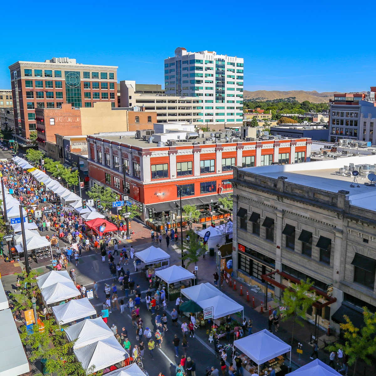 Downtown Boise farmers market