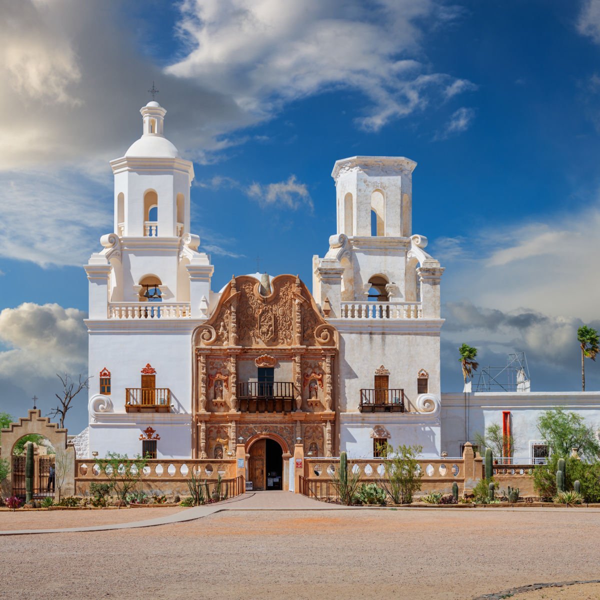 Mission San Xavier del Bac in Tucson, AZ