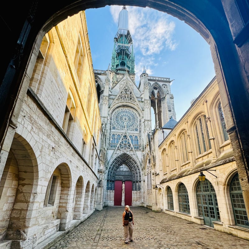 Notre Dame Cathedral in Rouen, France