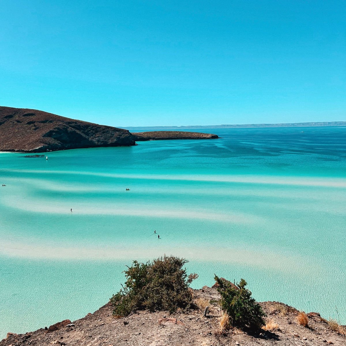 Otherworldly blue waters of Balandra Beach