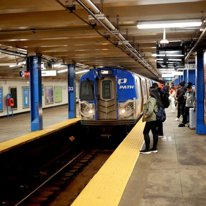 Underground PATH train