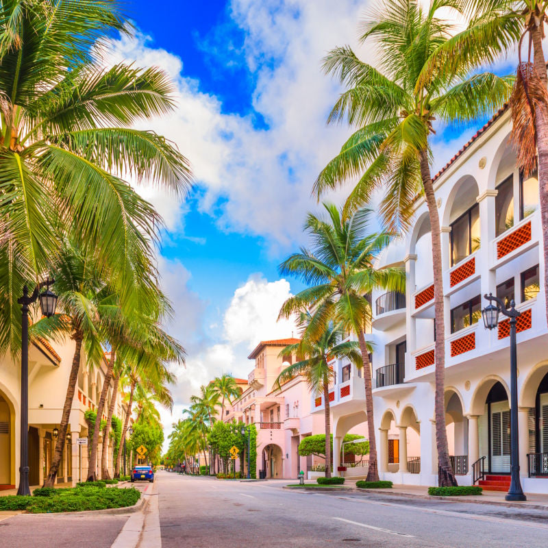 worth avenue, palm beach, florida