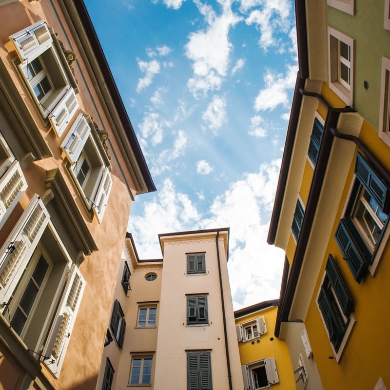 Citta Vecchia, Old Town In Trieste, Italy