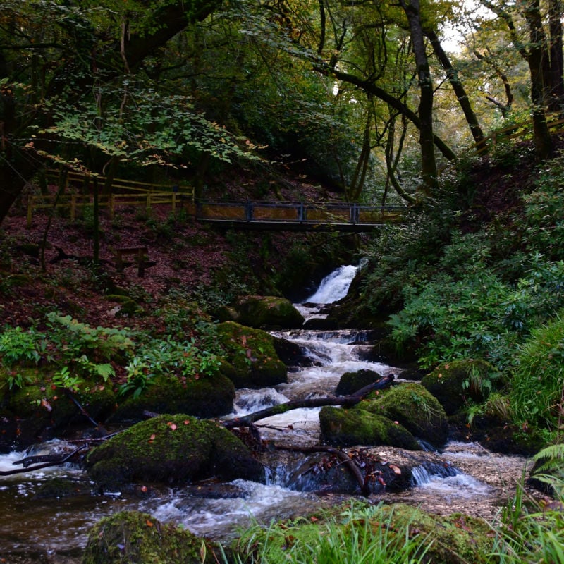 Flowing waterfall - Inistioge, Ireland