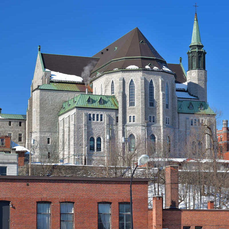 Gothic Revival Church In Sherbrooke, Canada