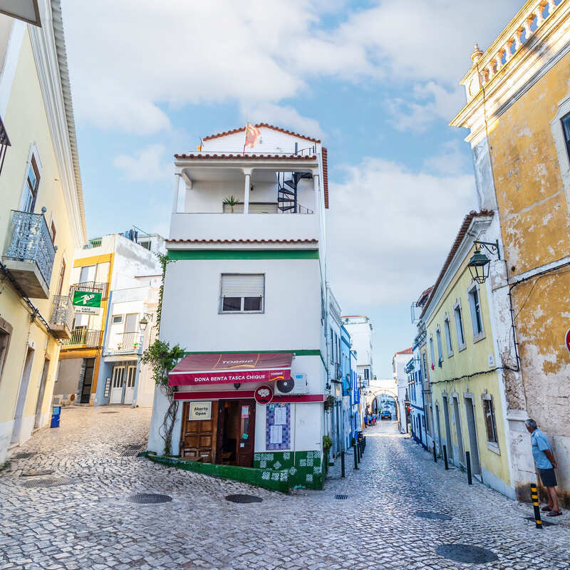 Historical Old Town Of Portimao, A Leisure Destination In The Algarve, Southern Portugal, Southern Europe