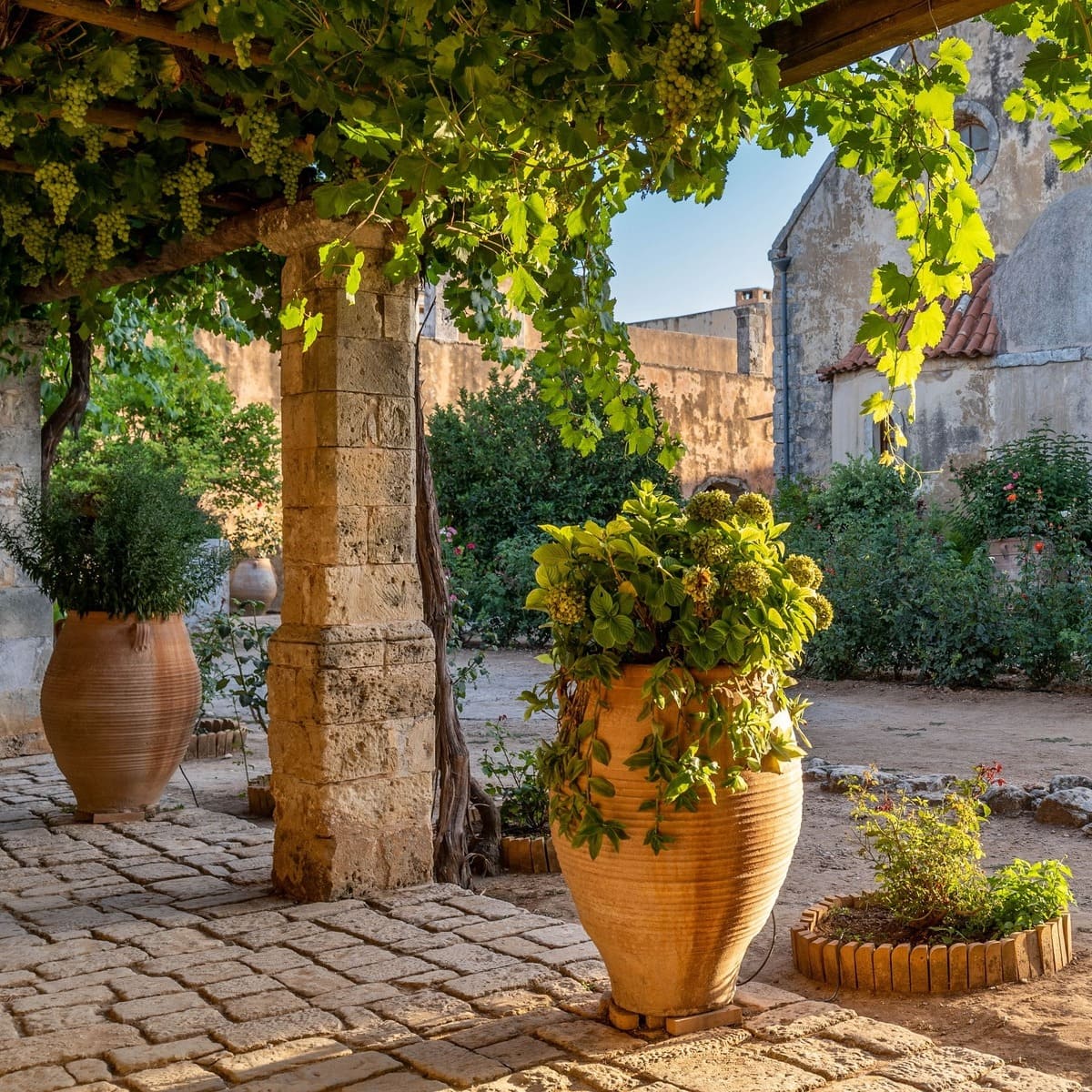 Monastery In Crete, Greece