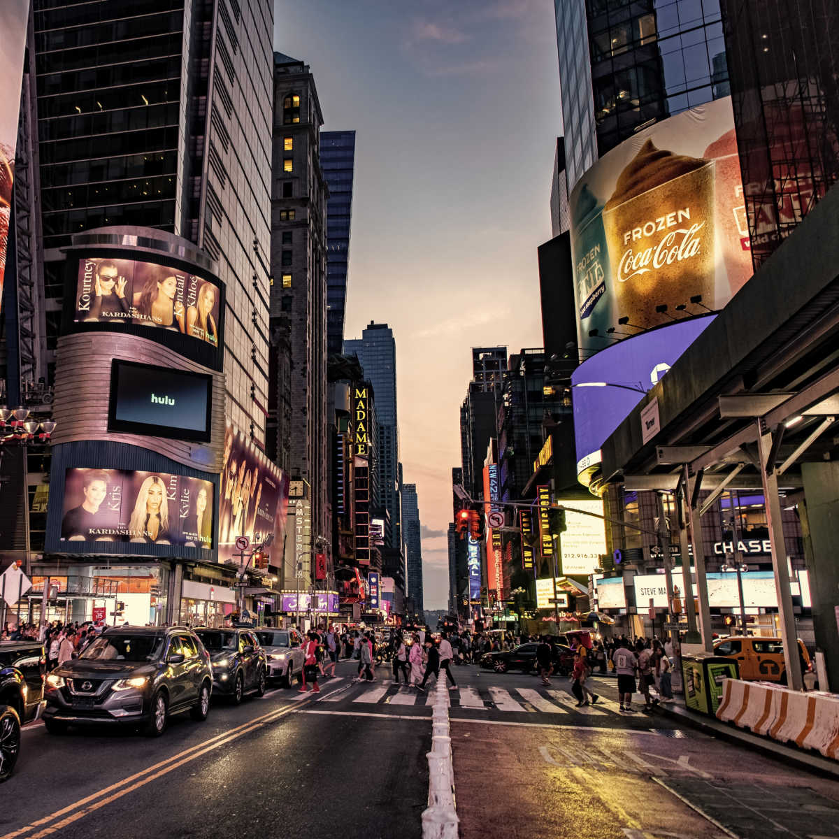 Times Square at night