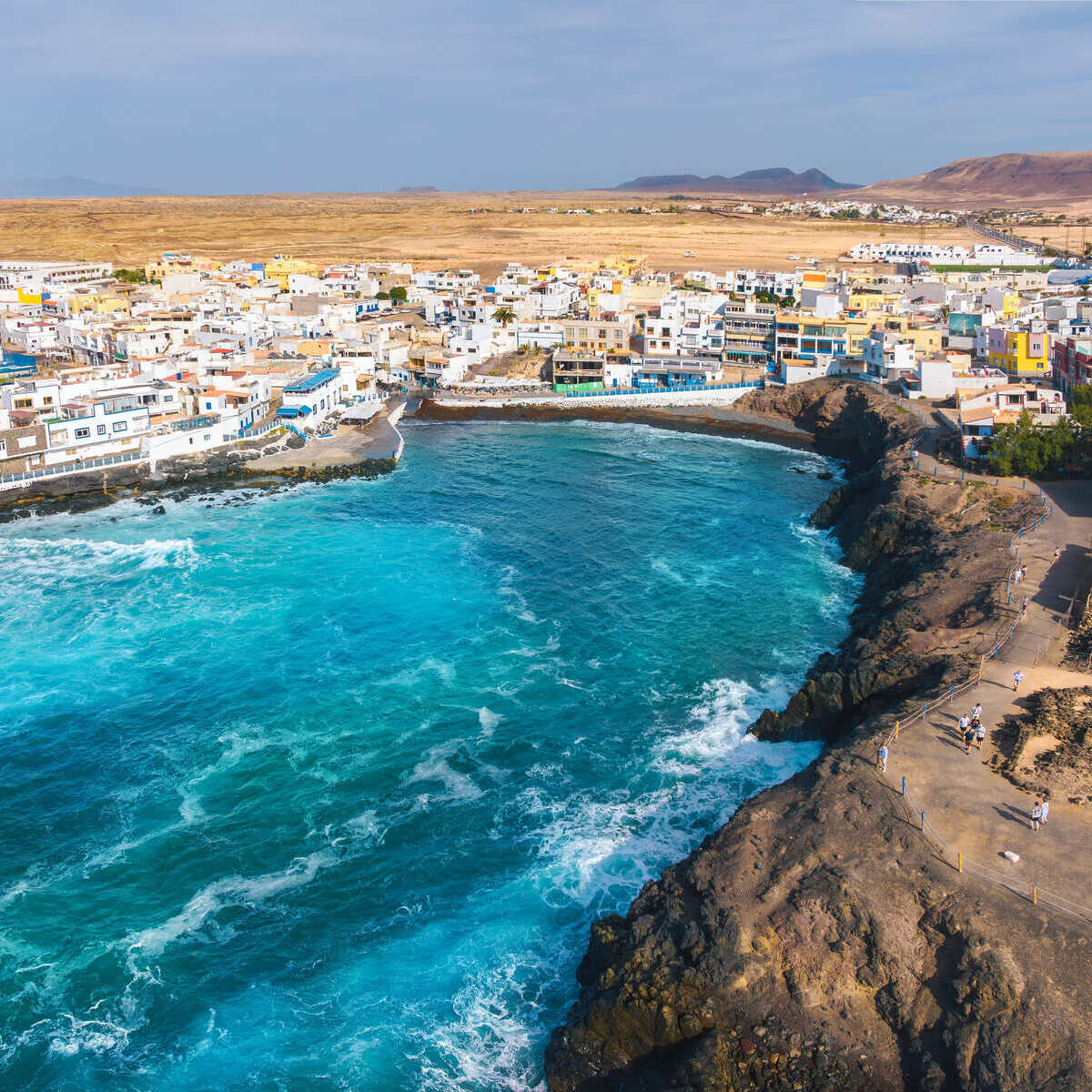 Aerial View Of Fuerteventura, Canary Islands, Spain