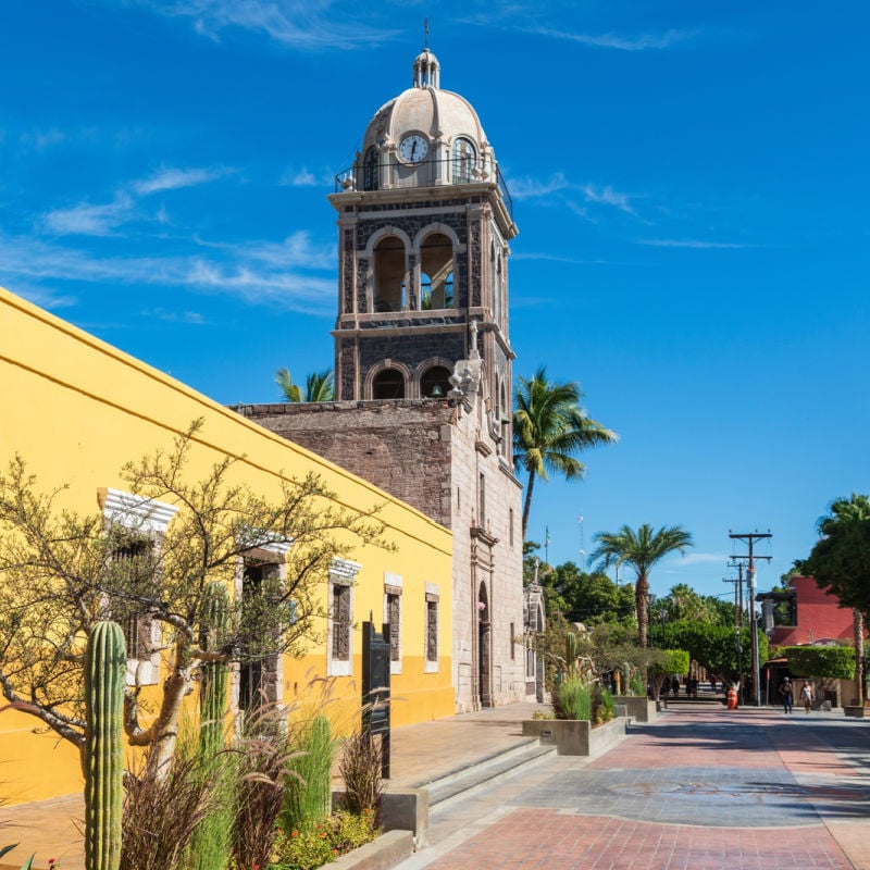 Bell tower of the historic Loreto mission