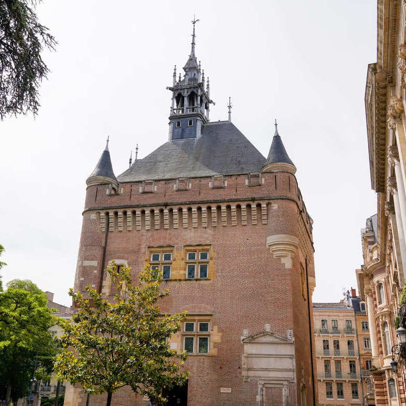 Donjon Du Capitole Medieval Tower In Toulouse, France