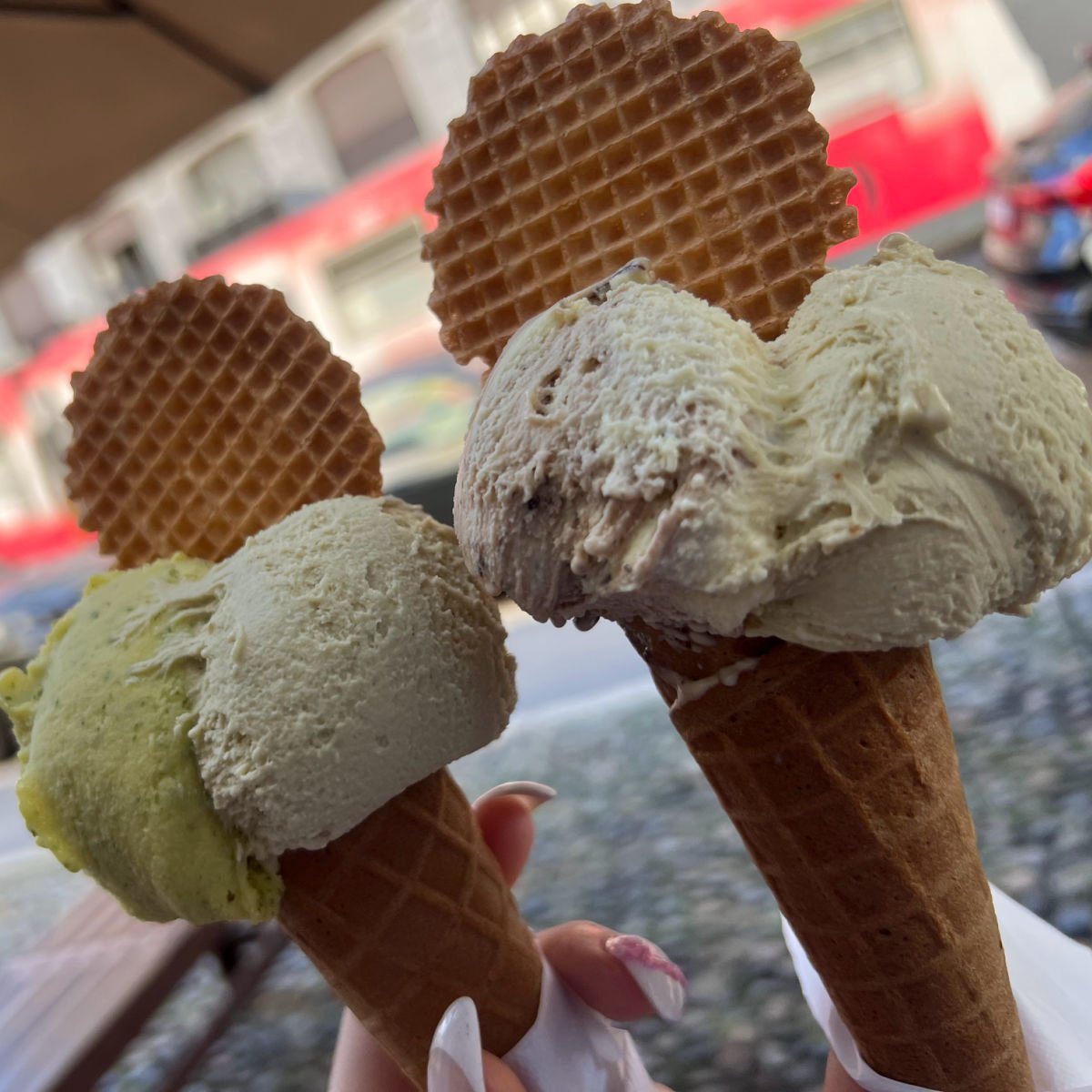 Gelato in Milan, Italy