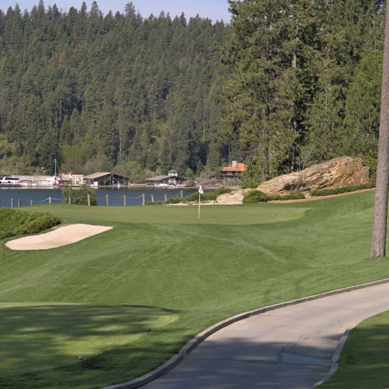 Lake Couer D'alene golf course