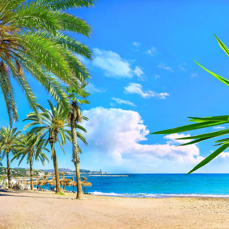 Malaga beach