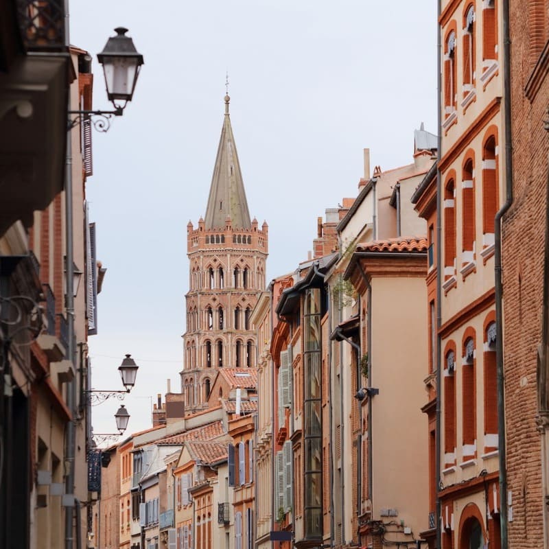 Pink City Of Toulouse In Southern France