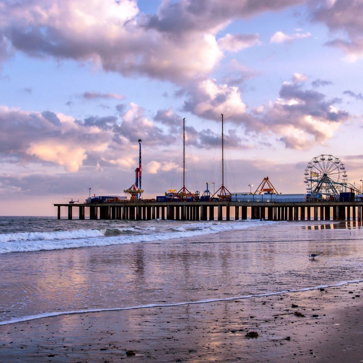 The Steel Pier at Atlantic City, USA