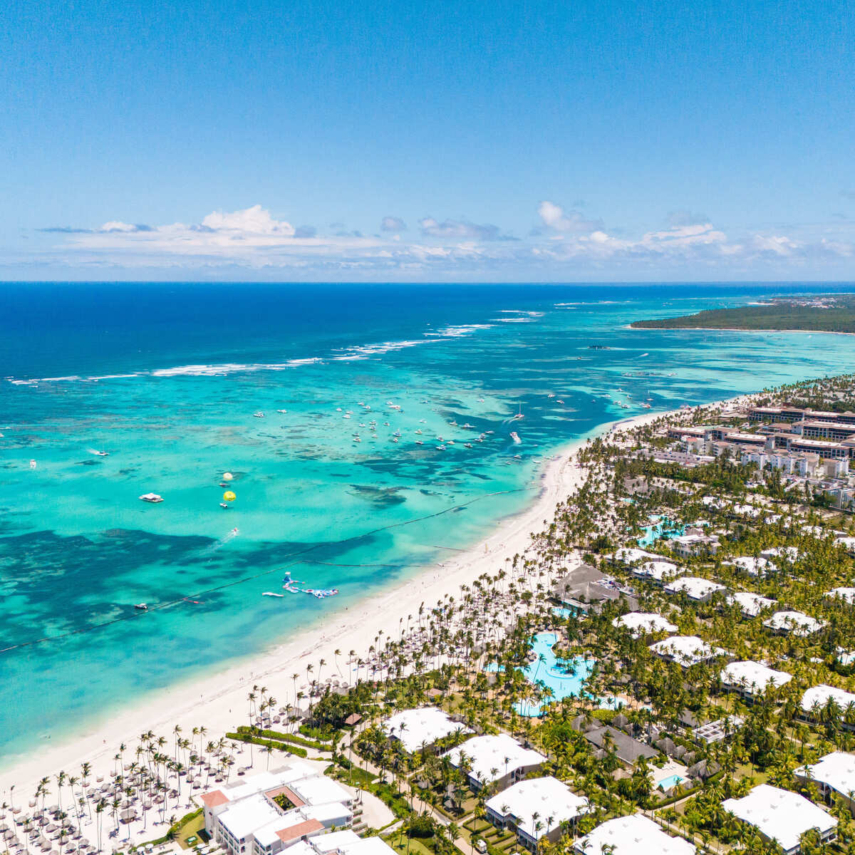 Aerial View Of Punta Cana, Dominican Republic