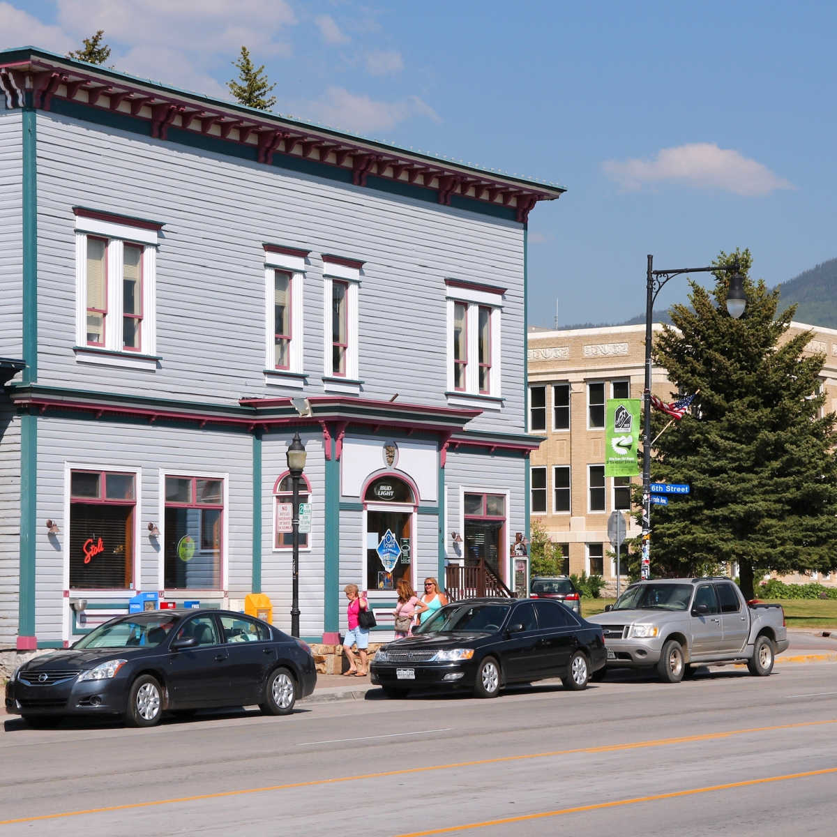 Charming buildings in Steamboat Springs