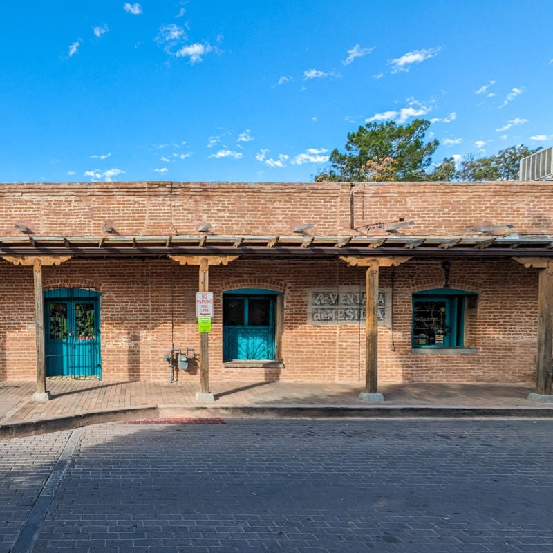 Historic building in Mesilla, NM