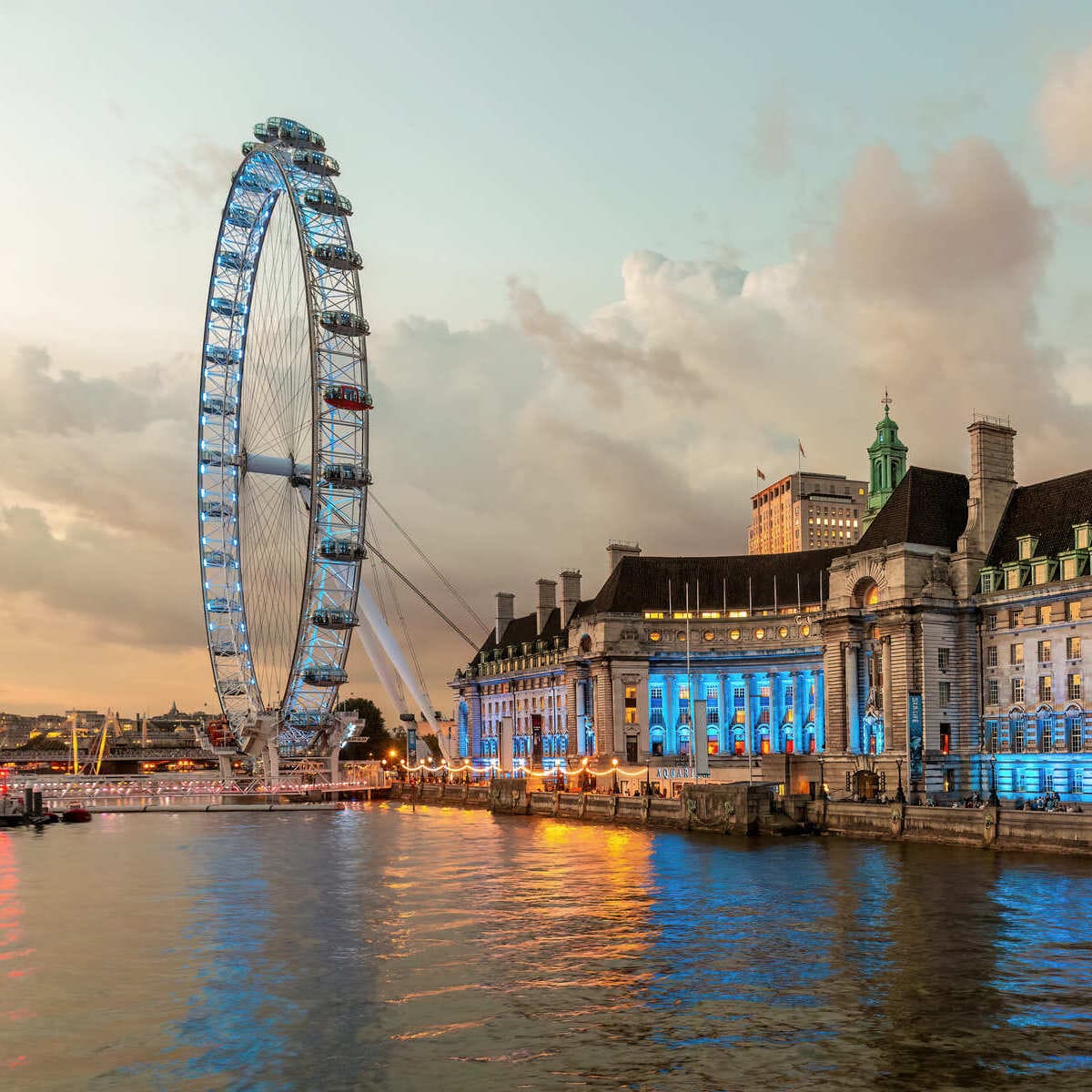 London Eye In London, England, United Kingdom