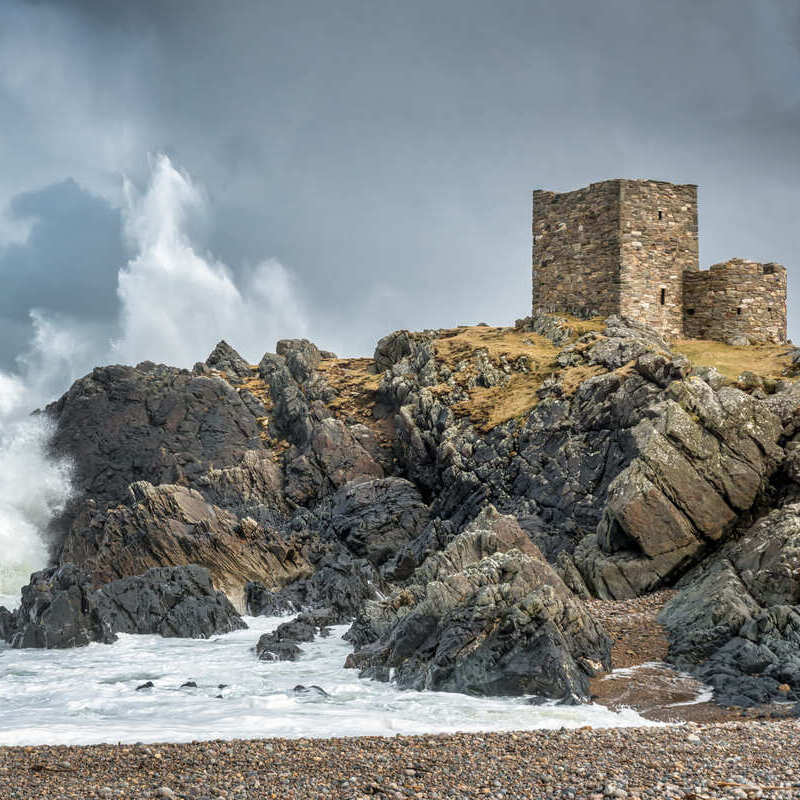 Medieval Castle In Donegal, Ireland