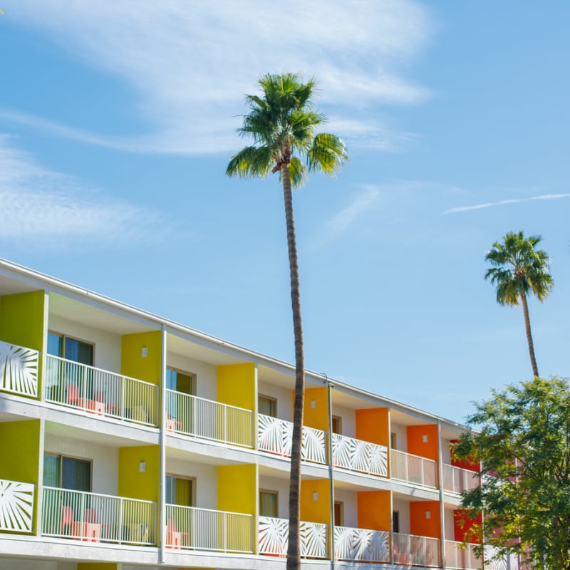 Palm Springs' vibrant Saguaro hotel