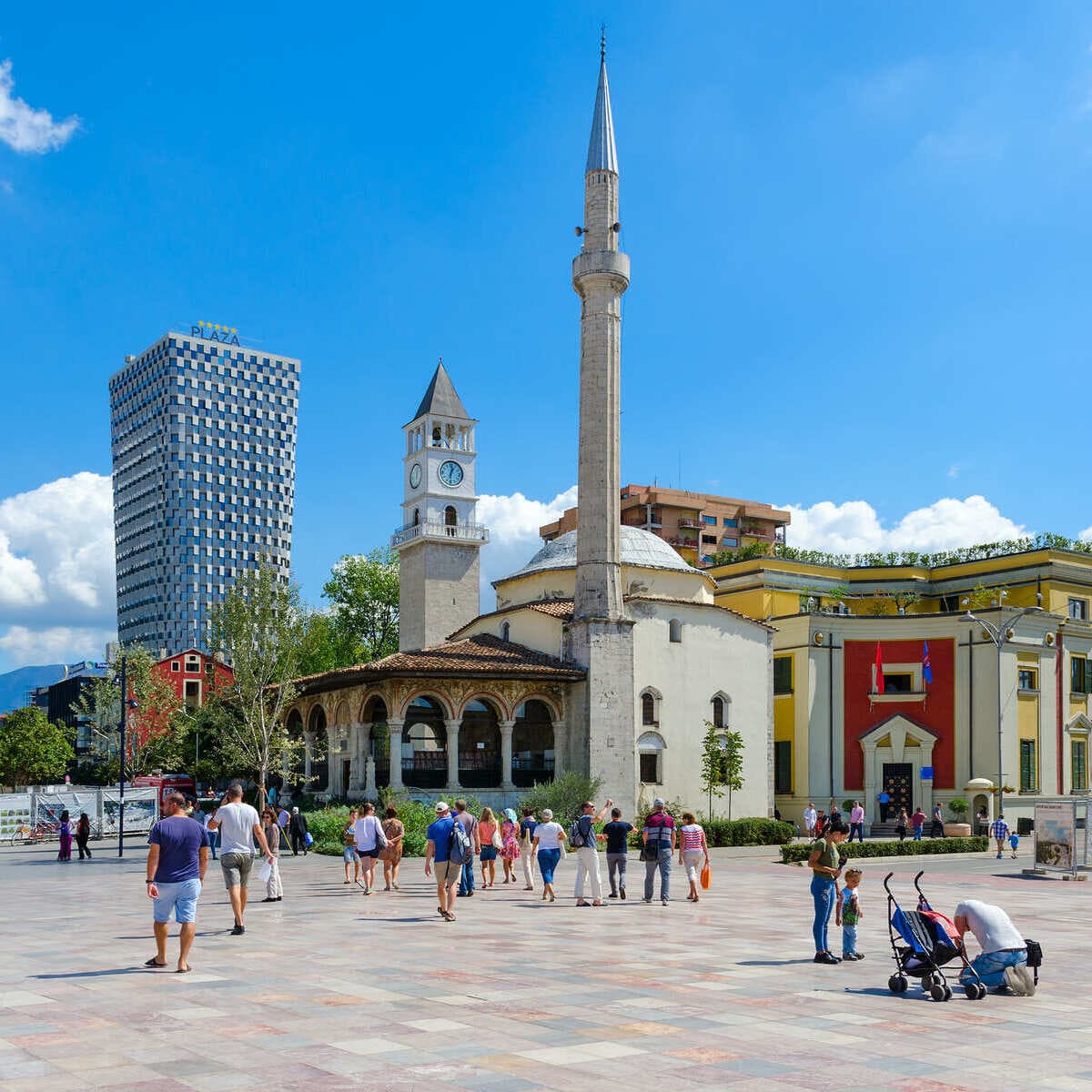 Skanderberg Square In Tirana, Albania