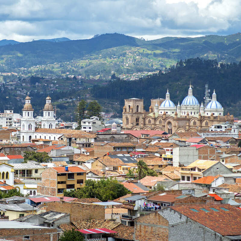 Skyline Of Cuenca, Ecuador, South America