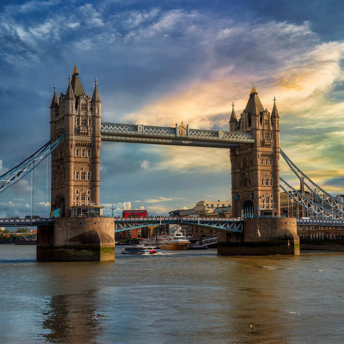 Tower Bridge In London, England, United Kingdom