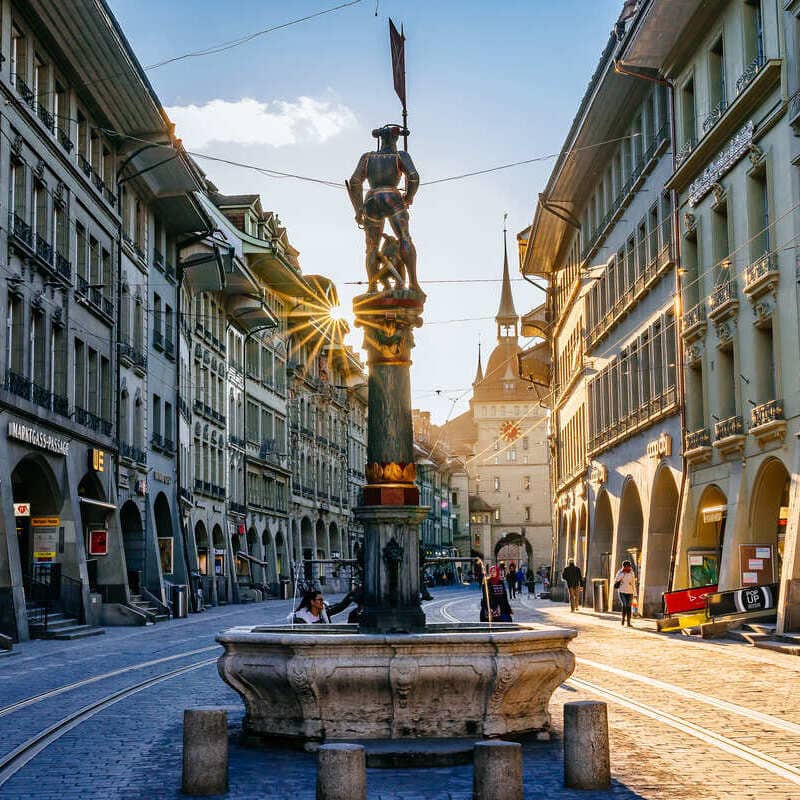 A Fountain In Bern, Switzerland