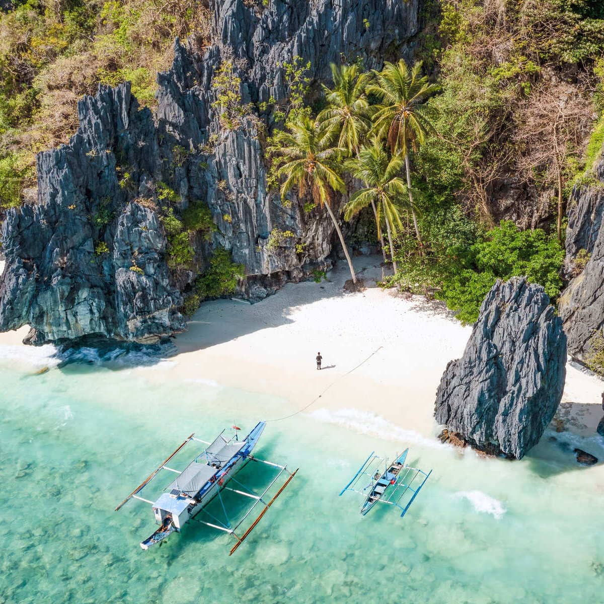 Aerial Panoramic View Of Palawan, Philippines