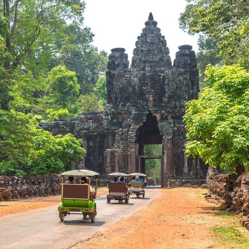 Ancient Temple In Siem Reap, Cambodia