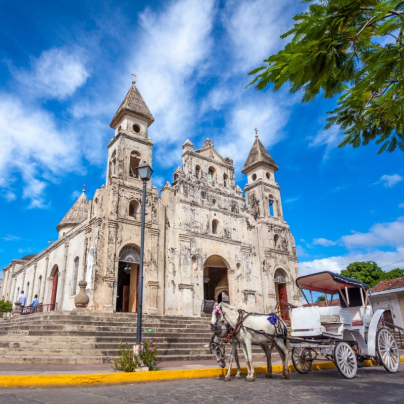 Guadalupe Church at Granada, Nicaragua