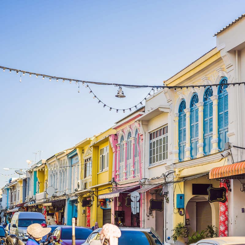 Historic Old Town Of Phuket, Thailand