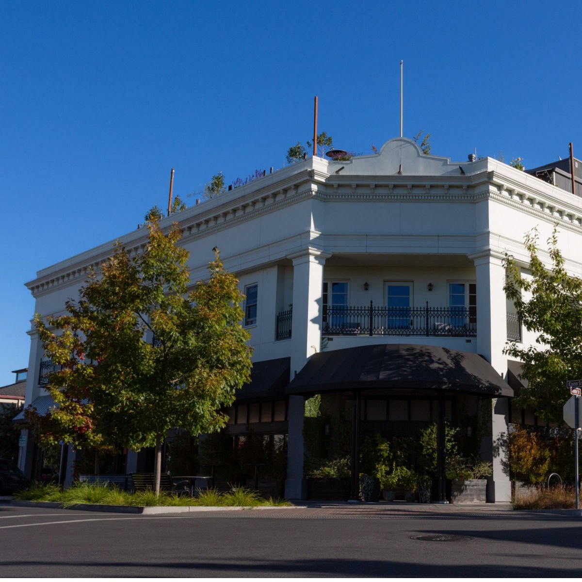 Historic building in downtown Healdsburg