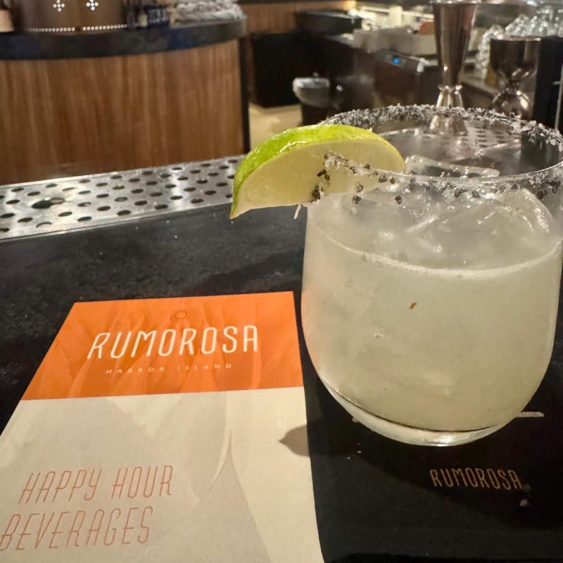 Margarita served at Rumorosa's 'Happy Hour'