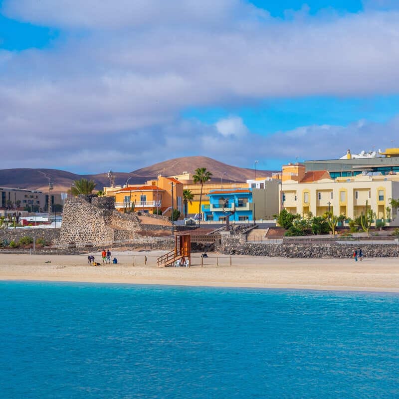 Playa Chica In Puerto Del Rosario, Fuerteventura, Canary Islands Of Spain