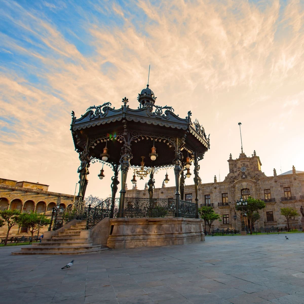 Plaza de Armas In Guadalajara, Mexico