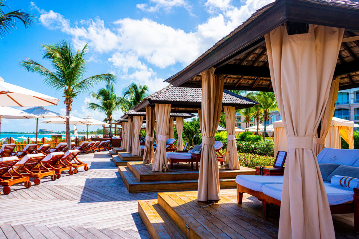 Private Cabanas at Sevenstars Resort in Turks and Caicos