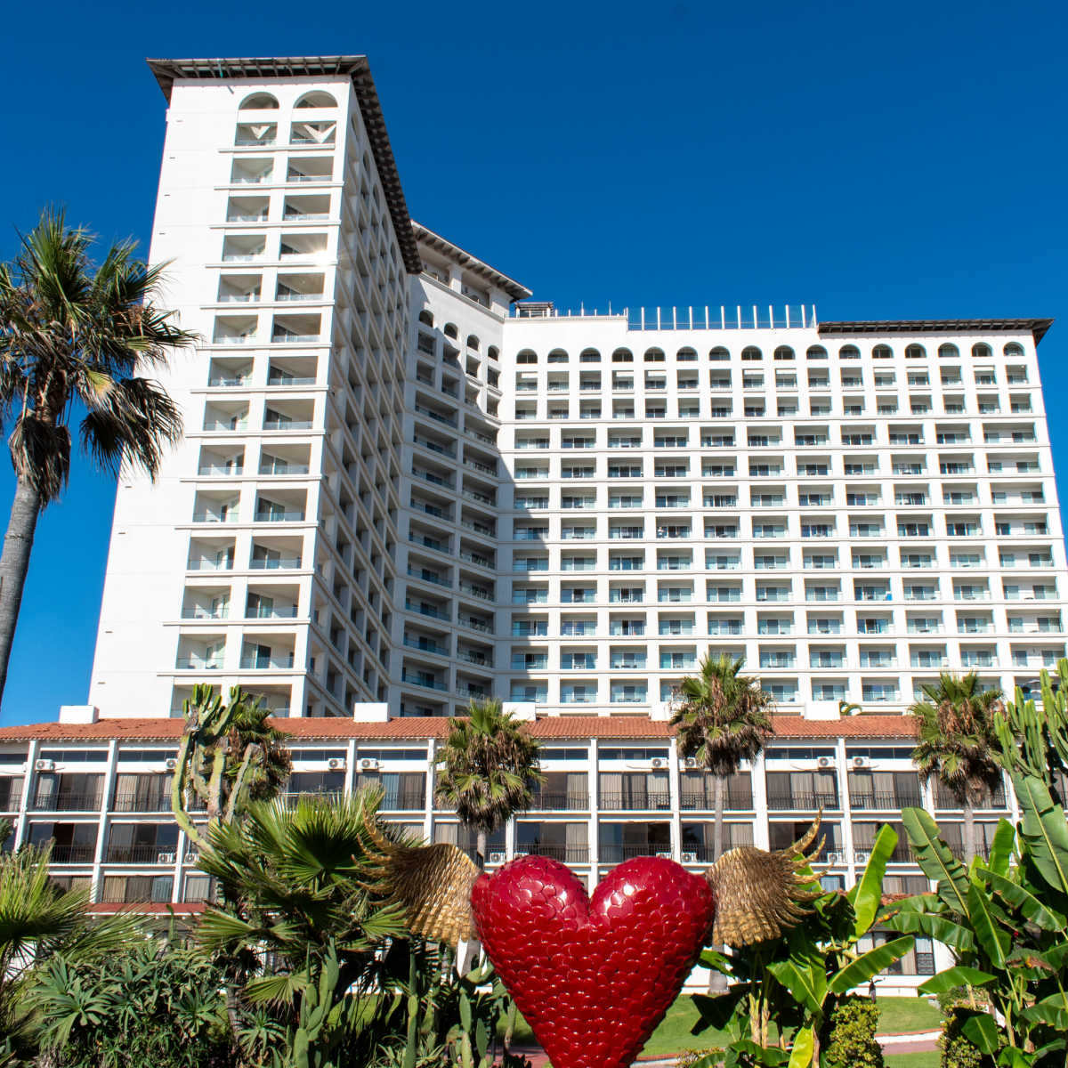 Towering Rosarito beach hotel