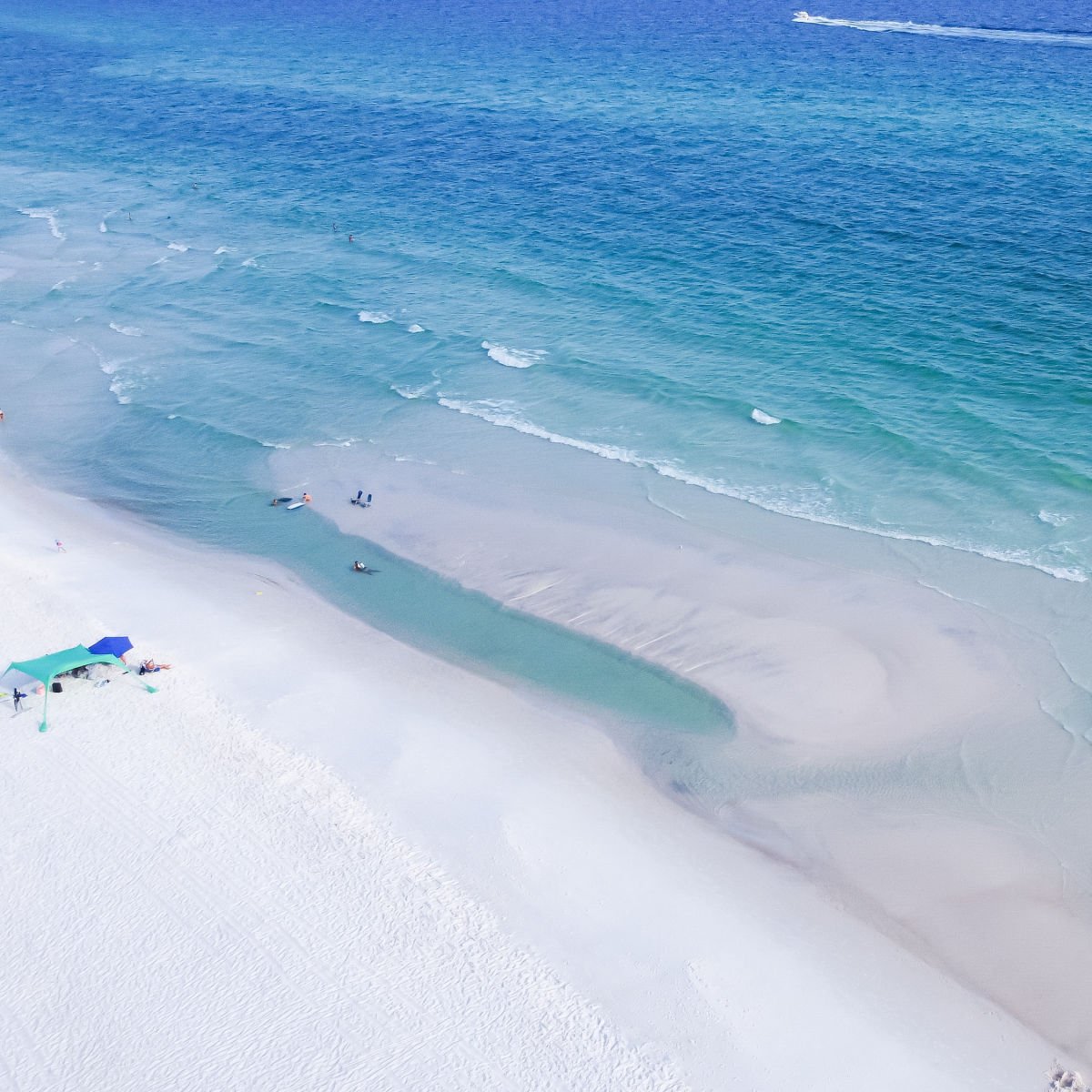 Untouched beaches Santa Rosa, Walton County, Florida